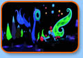 Glow in the dark party room