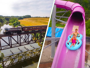 Ride & slide family adventure package