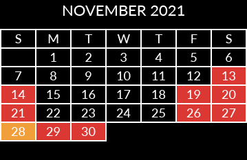 November Calendar