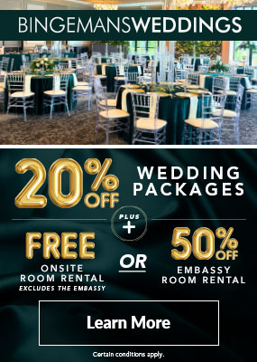 Weddings 20% off