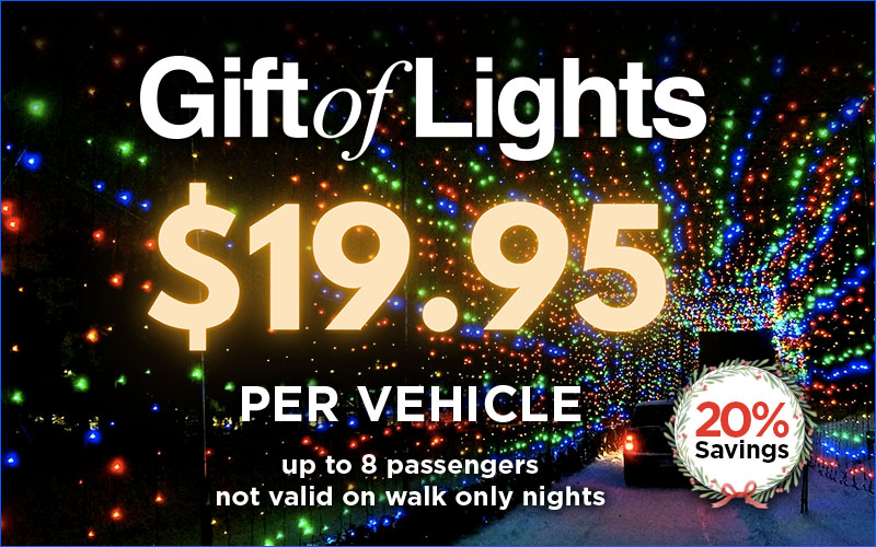 Gift of Lights - $19.95 per vehicle