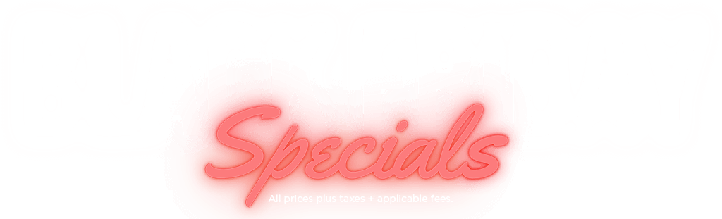 Black Friday Specials