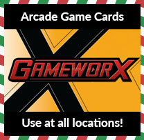 GameworX Arcade Game Cards - use at all locations!